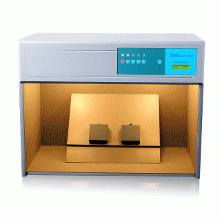 对色灯箱检测毛巾的颜色品质